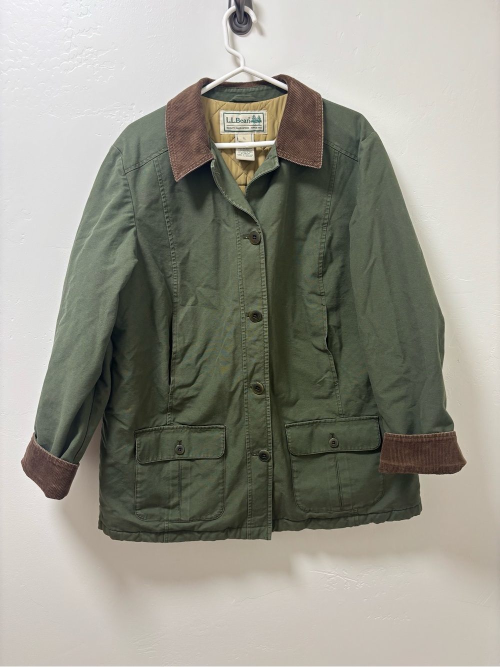 Vintage 1990s L.L. Bean Insulated Barn Chore Jacket Women's Large